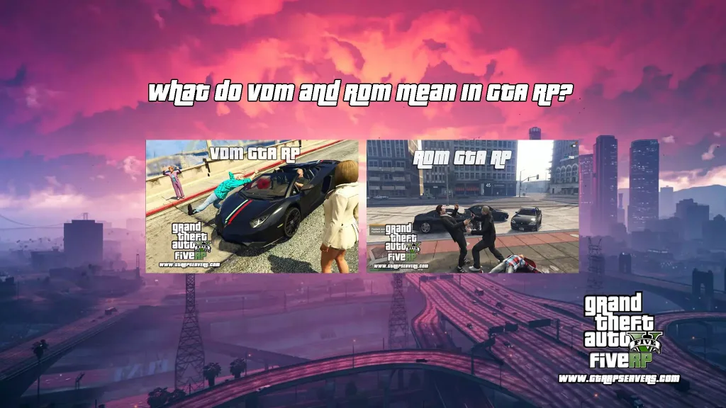 What do VDM and RDM mean in GTA RP?