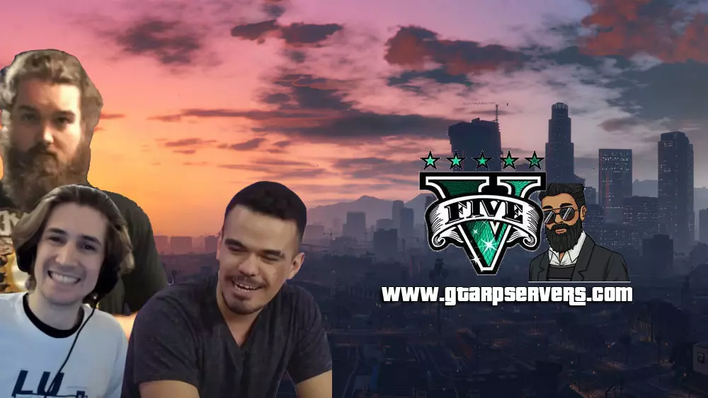 Top 5 most-watched GTA RP streamers in July 2022 (English)
